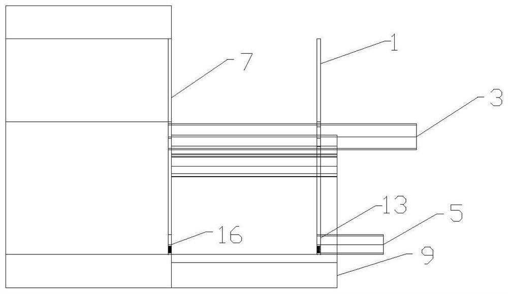 Heating device for increasing temperature of stope filling body and using method of heating device