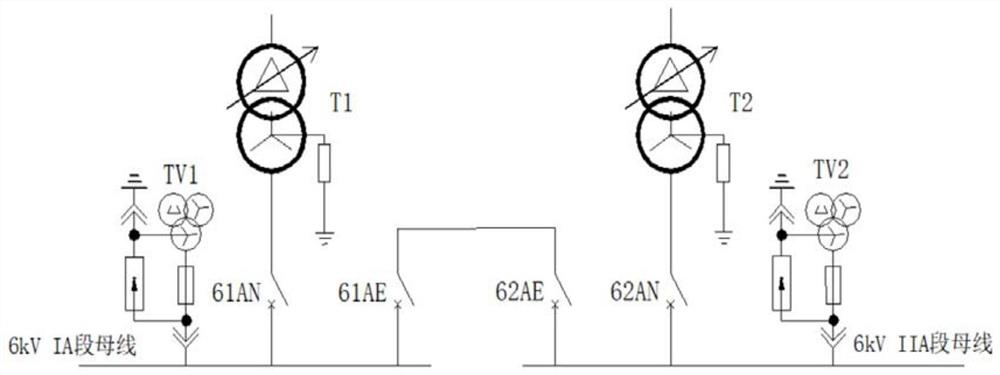 Locking method for switches of hand-in-hand auxiliary power supply system