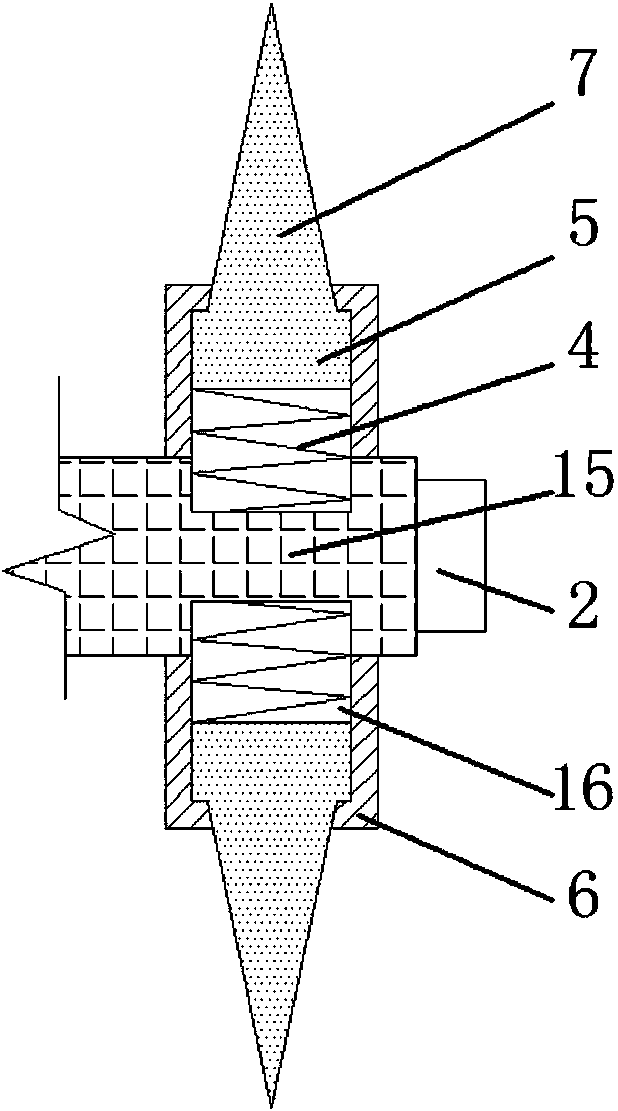 Soil crushing machine used for agriculture