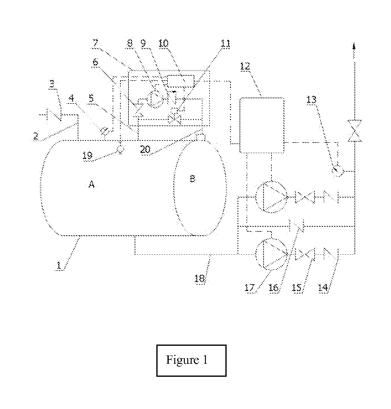 Pre-pressurized self-balanced negative-pressure-free water-supply apparatus