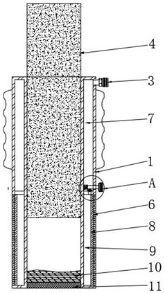 Temperature-controllable gynecological medicinal moxibustion device with temperature sensor