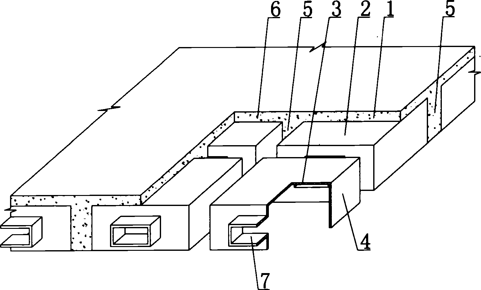 In-situ concrete plate