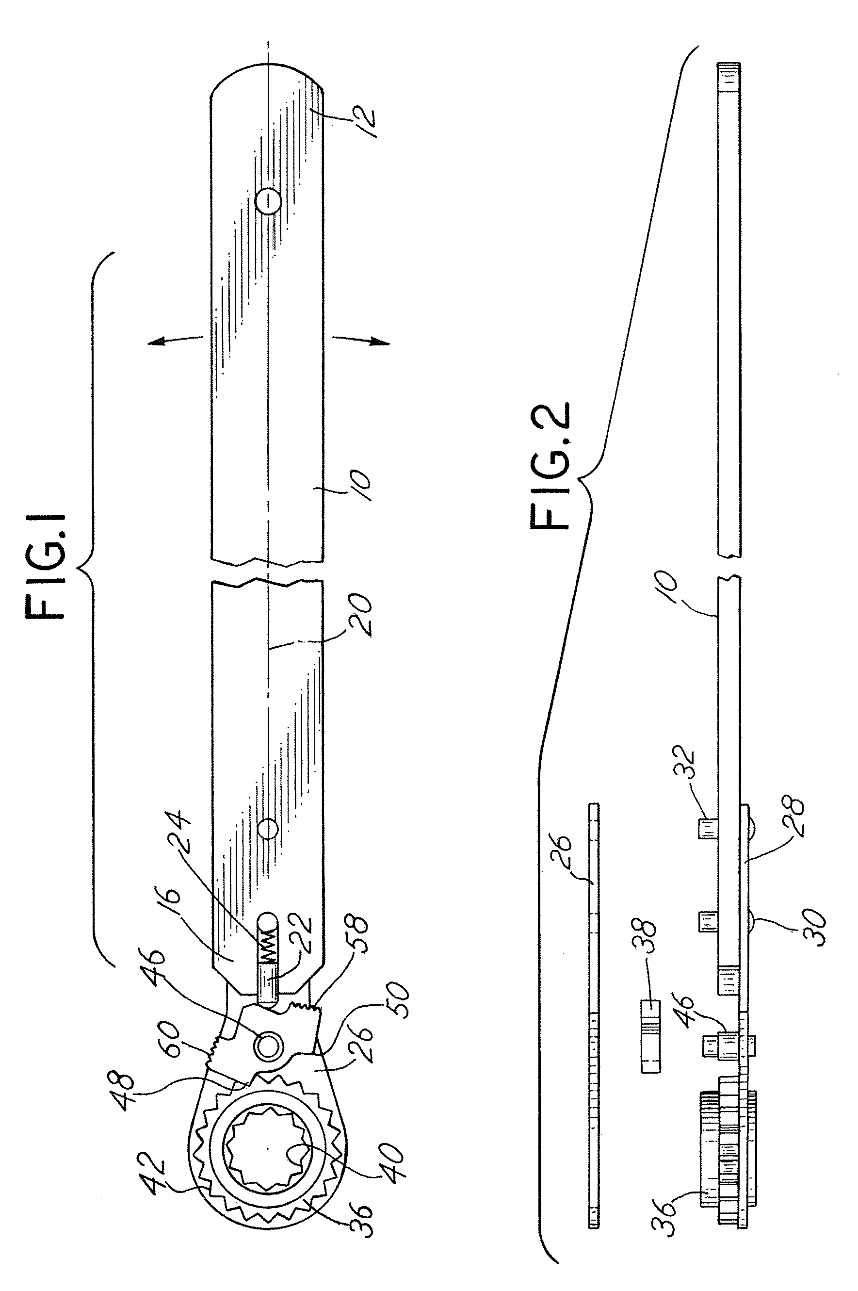 Ratcheting serpentine belt tool