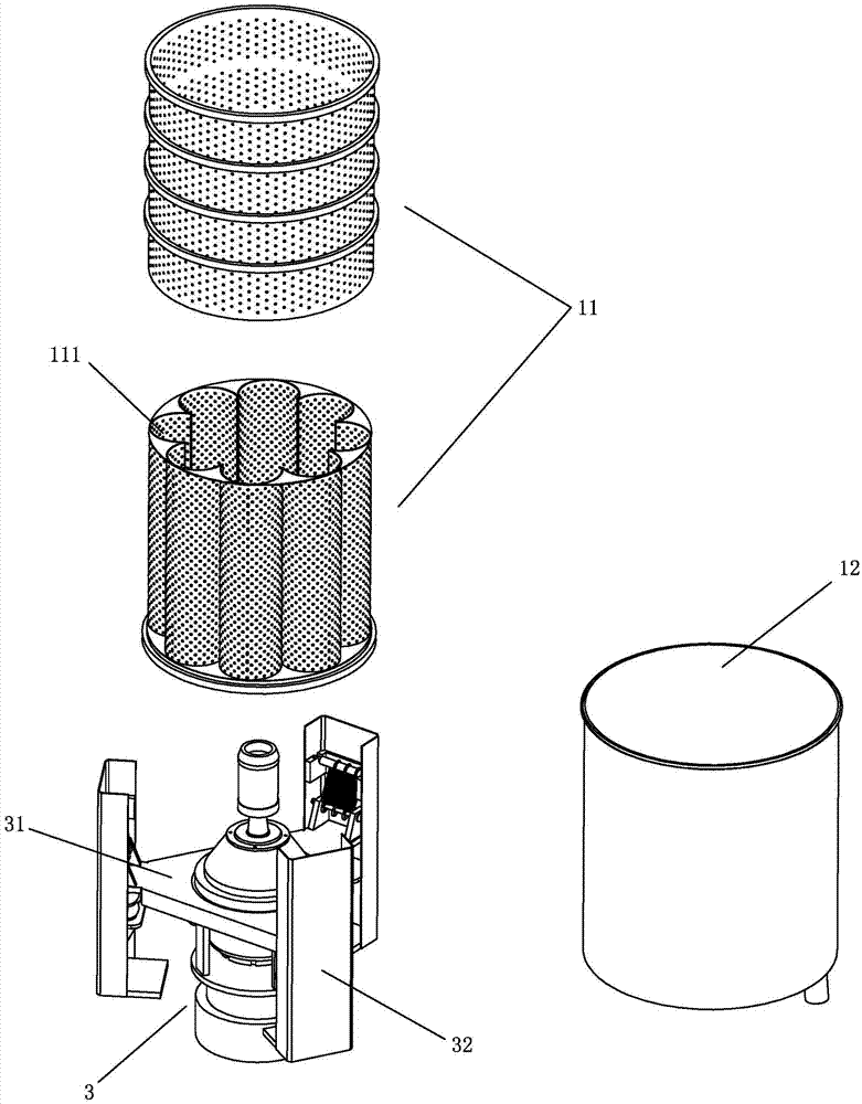 Cheese dewatering machine