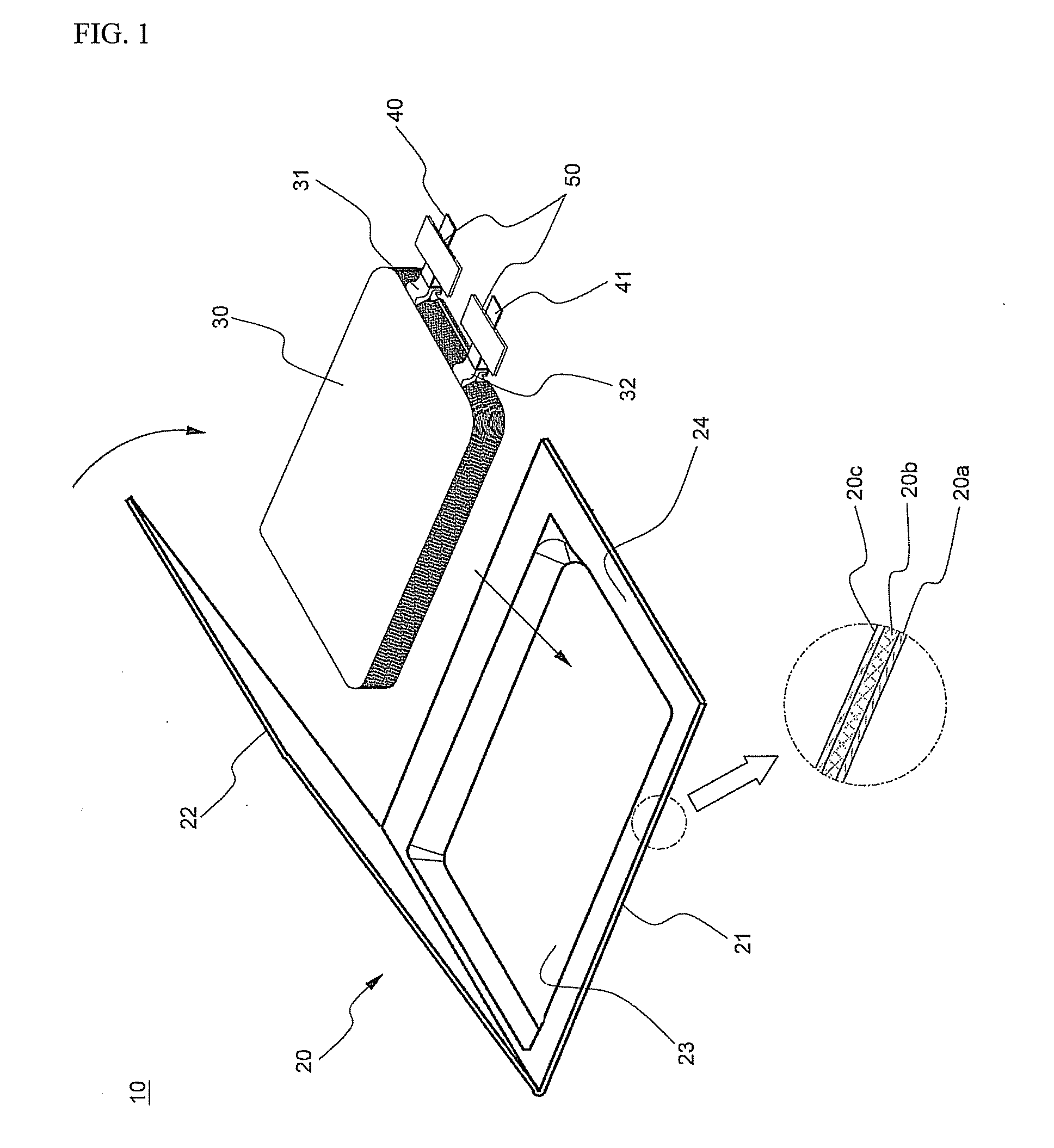 Small battery pack employing PCM on side sealing part