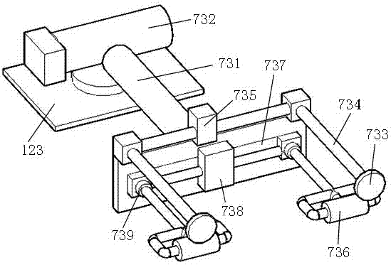 Wall paper adhering device for wall paper adhering system