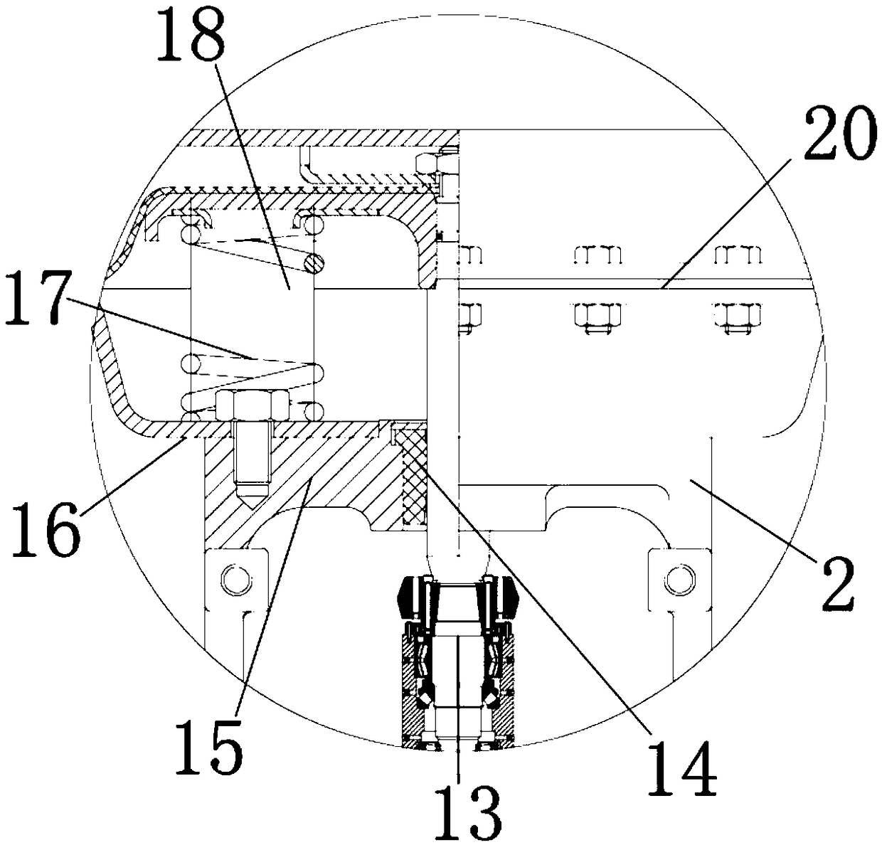 Rotary cast steel support method for building steel structure