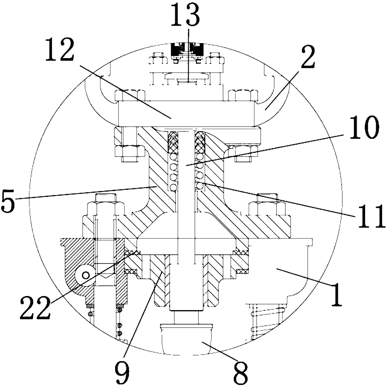 Rotary cast steel support method for building steel structure