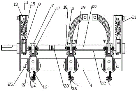 A grounding switch combined with a lightning protection device and its method