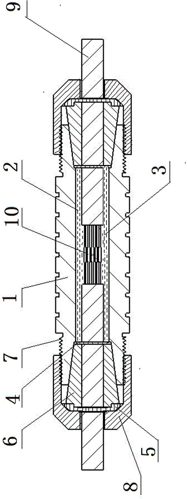 Watertight joint used for butt joint of underwater cables