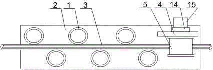 Roller assembly for transmitting after stranding of multiple copper stranded wires