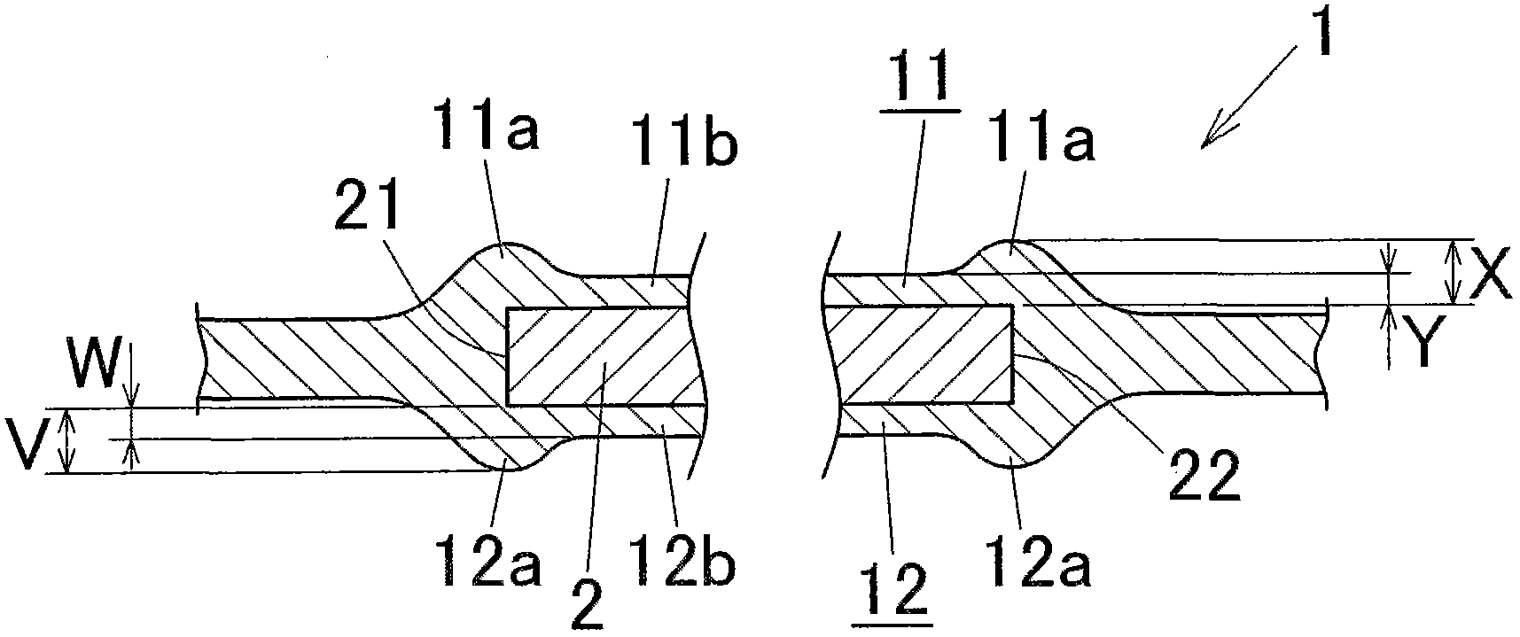 Terminal tongue and manufacturing method thereof