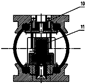 A pillow-shaped low-frequency airbag vibration isolator and its installation method