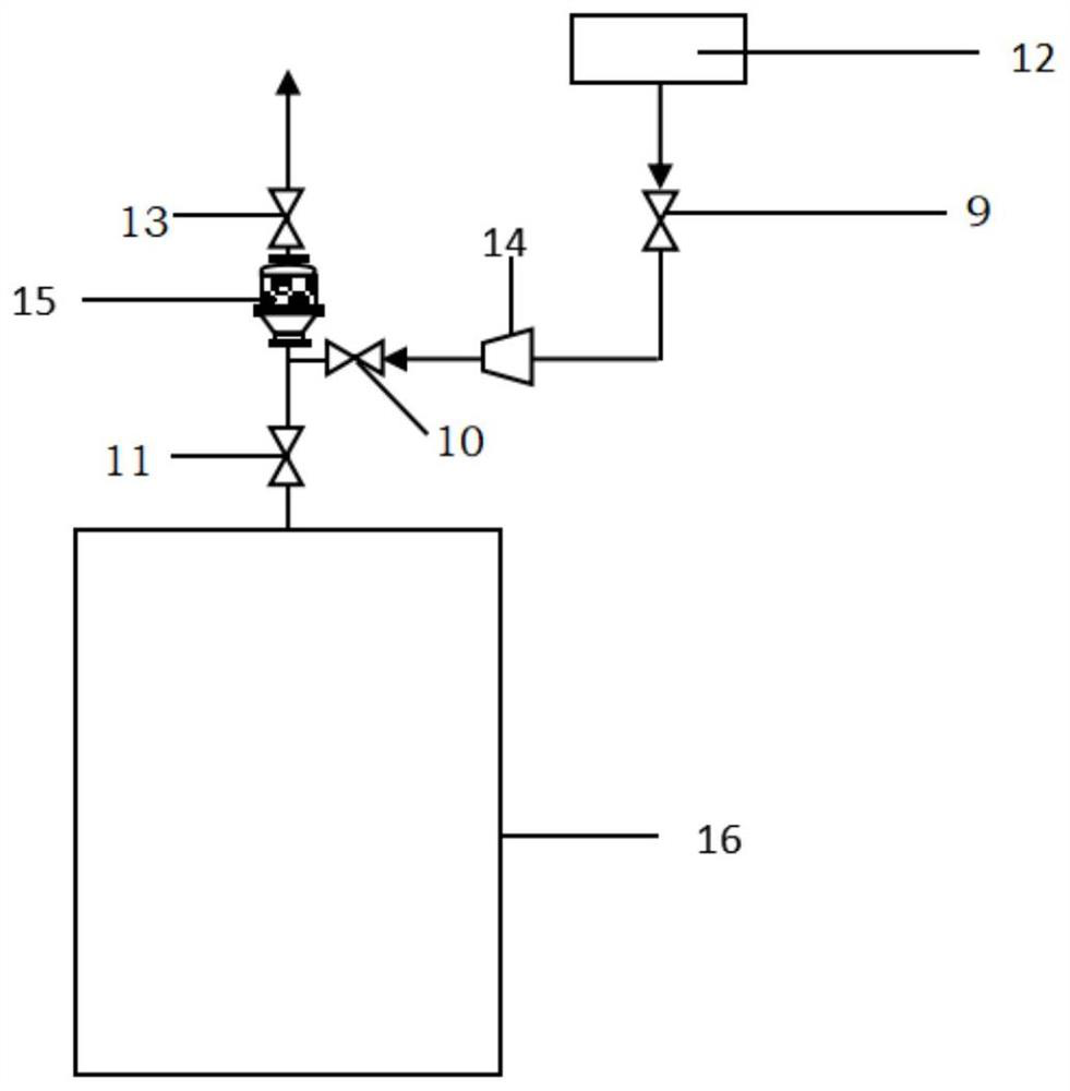 Disposable waste gas adsorption device, system and use method