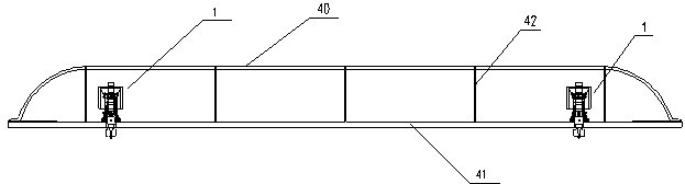 Unenclosed carriage roof