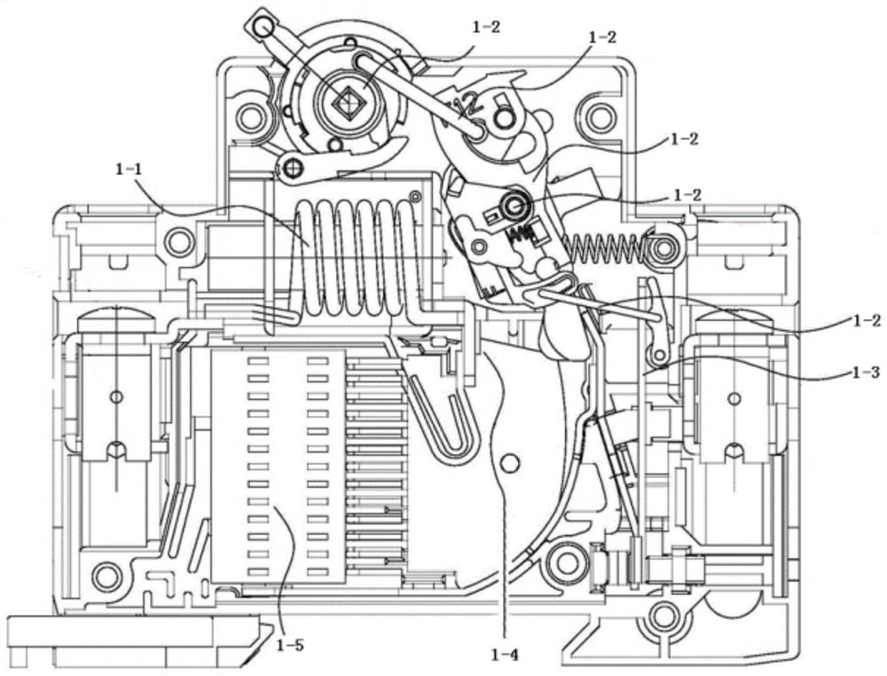 Metering and protecting system and method for intelligent miniature circuit breaker