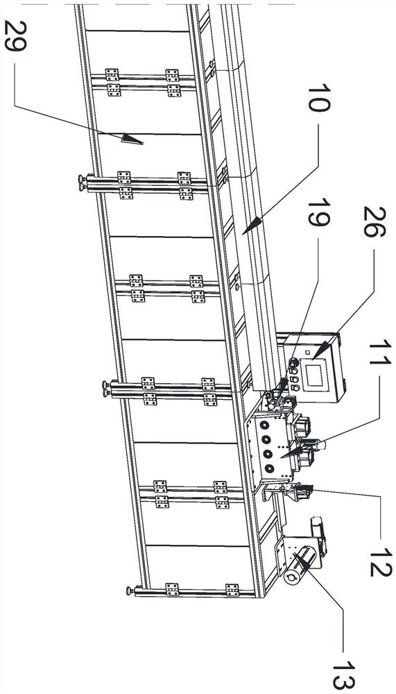 Device for preparing impregnated yarn by one-step method