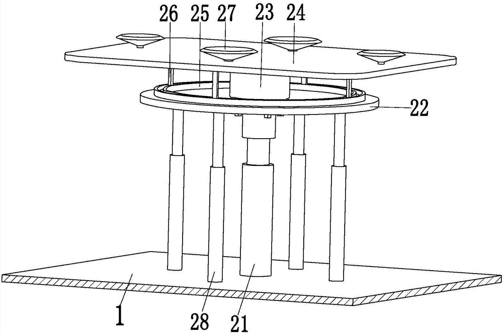 High-efficiency humidifying treatment device special for chipboard