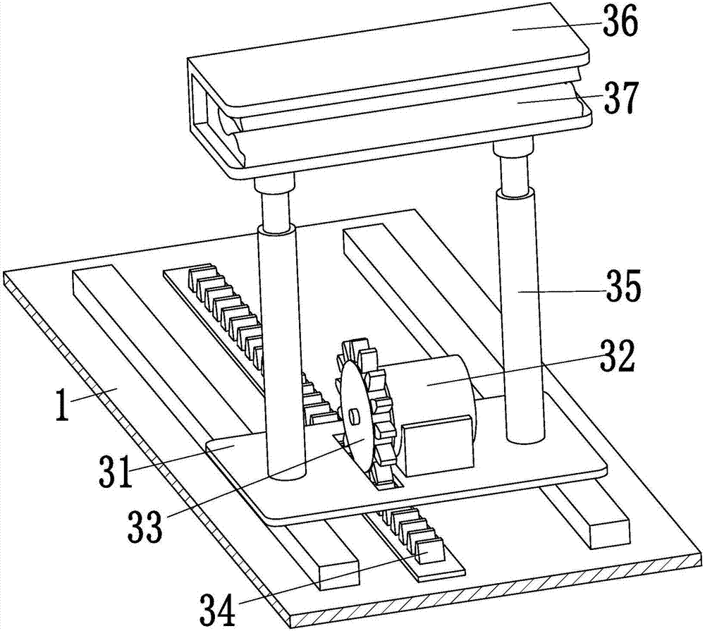 High-efficiency humidifying treatment device special for chipboard