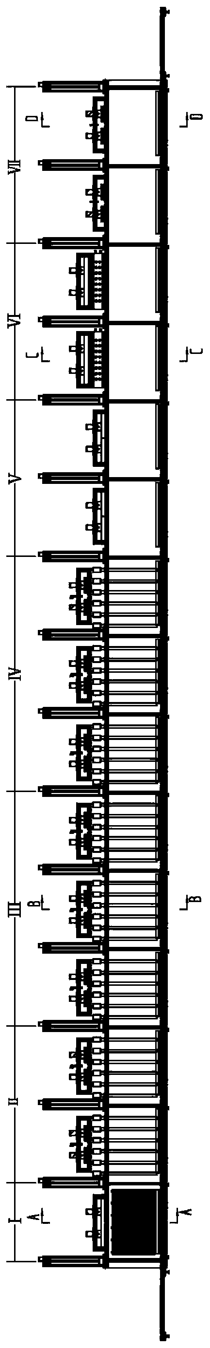 Continuous wood modification heat treatment process and system