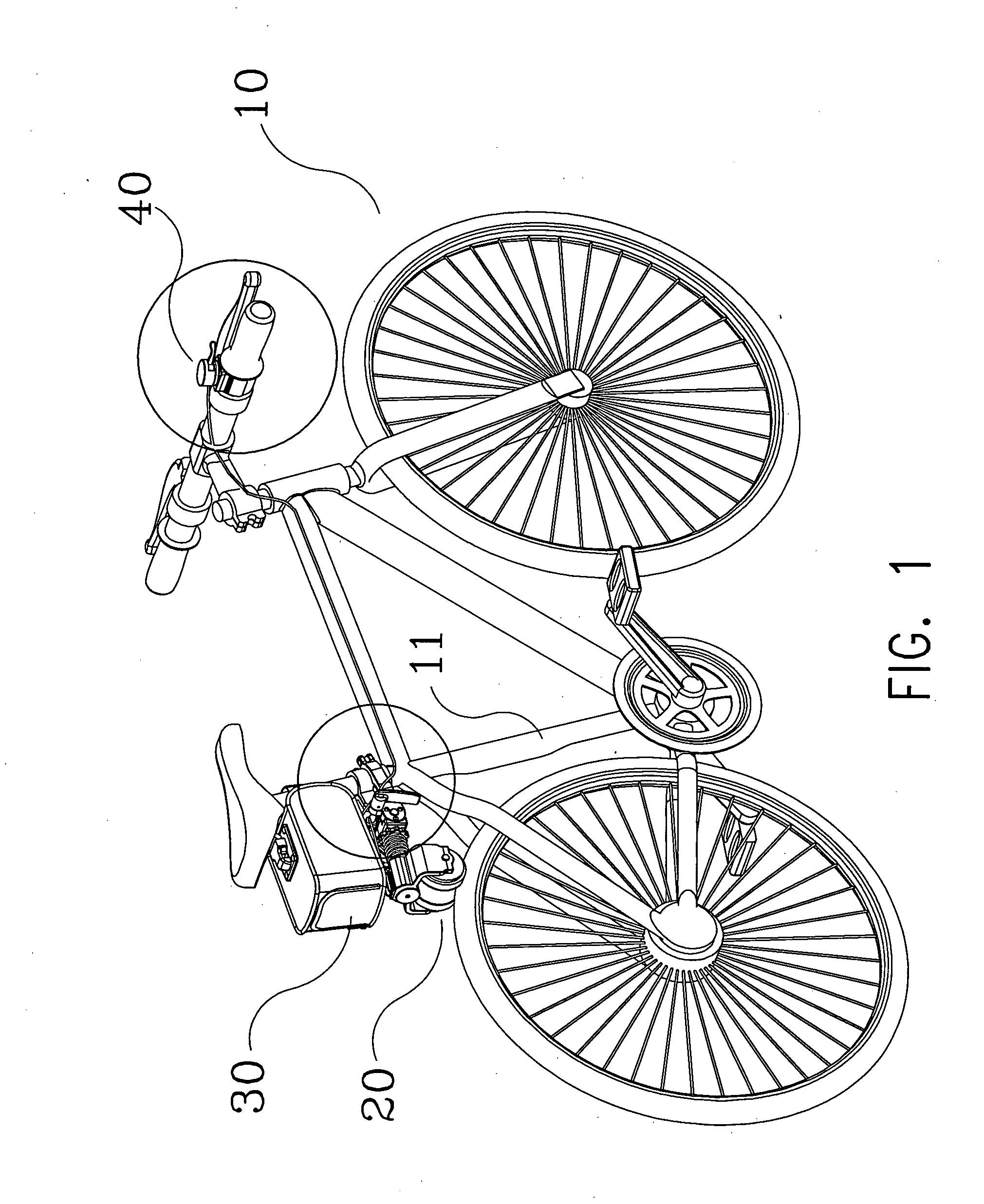 Bicycle-running assistant system