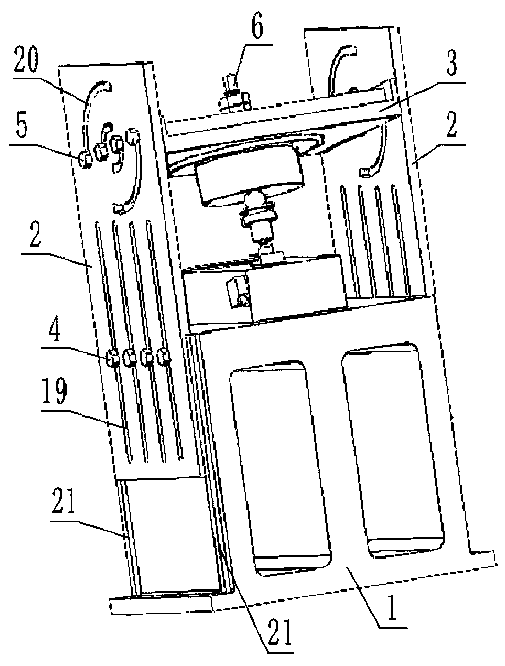 Joint surface stiffness test bench and using method thereof