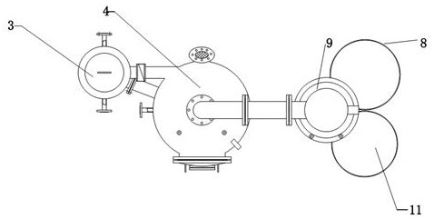 Solvent recovery device of isoprene rubber device