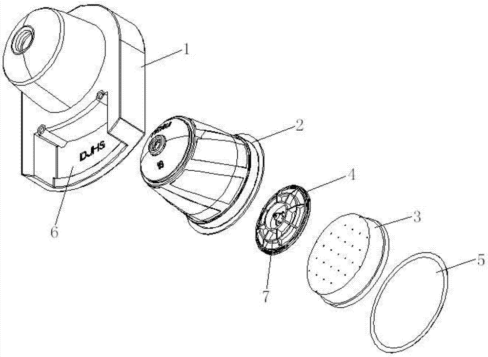 Beverage ingredient container achieving stable-pressure outputting