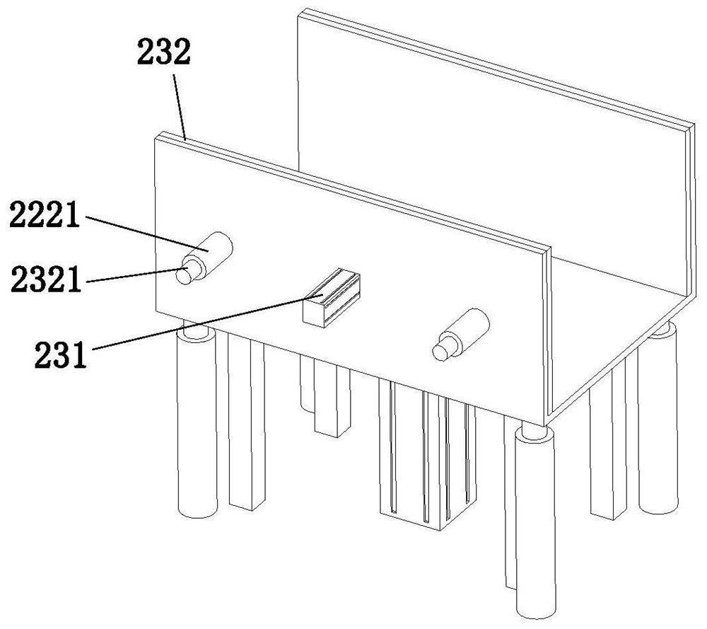 A wooden door handle automatic installation equipment