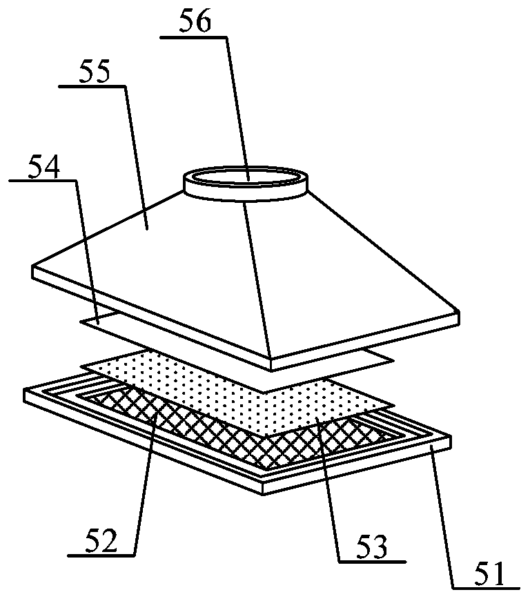 Ceiling type kitchen purification device