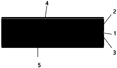 A polymer modified asphalt waterproof membrane for road and bridge and preparation method thereof