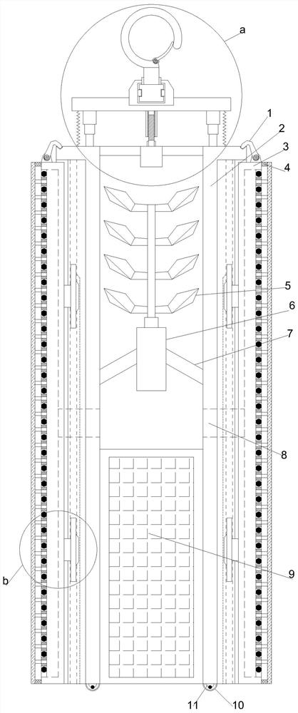 An embedded heat dissipation structure led corn lamp