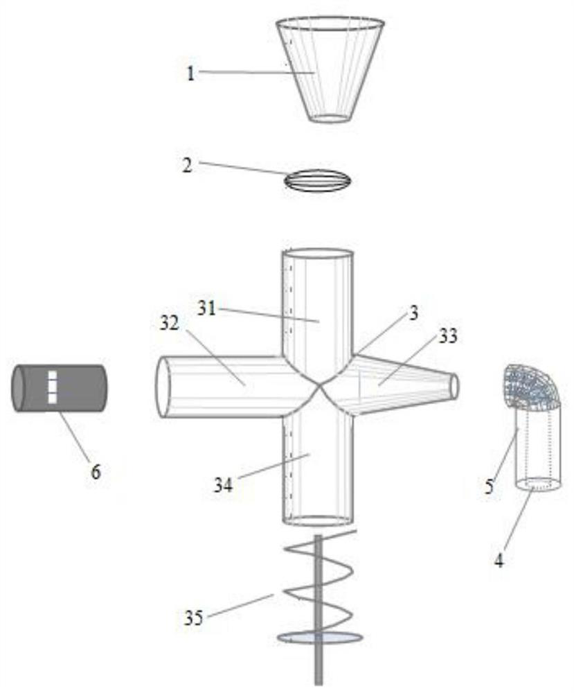 Method for trapping substances in flue gas by using high-temperature distillation method