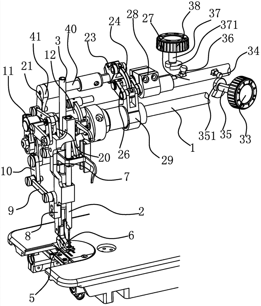 Cloth feeding mechanism for sewing machine