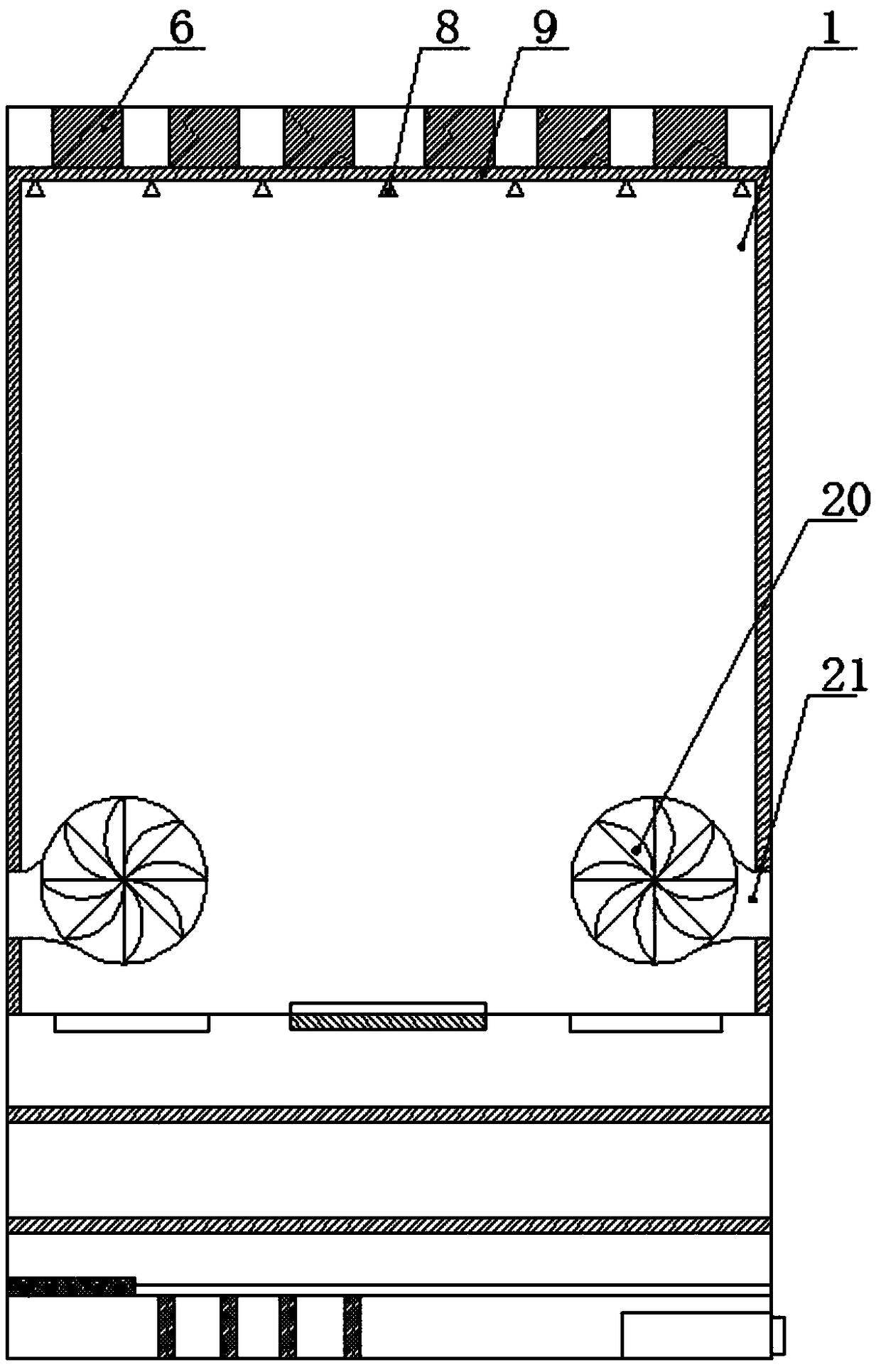 Multifunctional heat supply cabinet