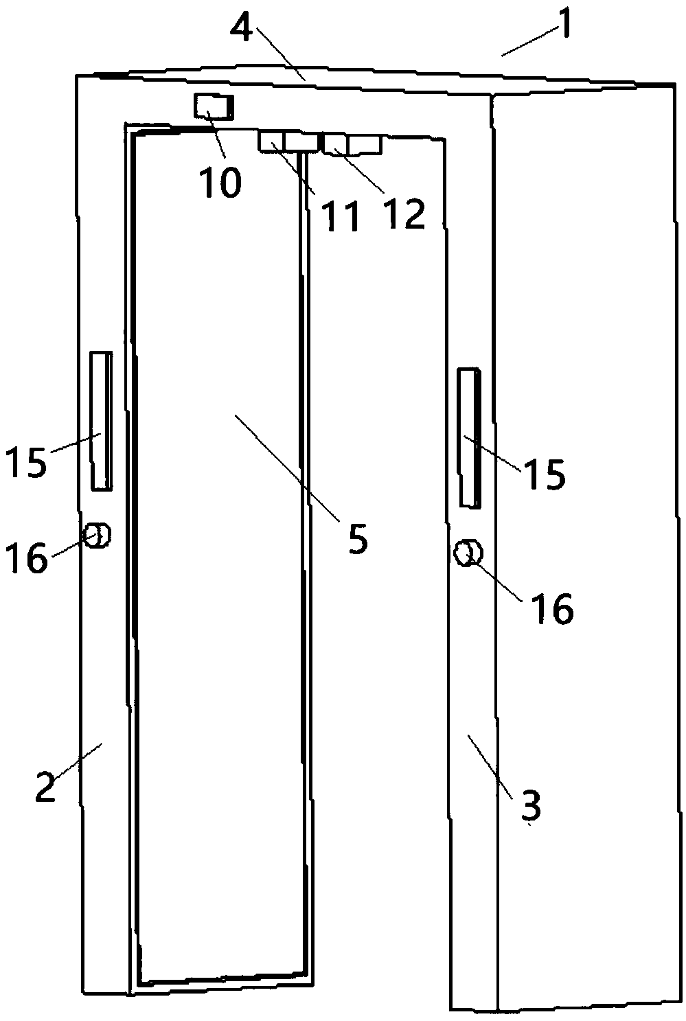 Gate type radioactivity monitoring and identification system