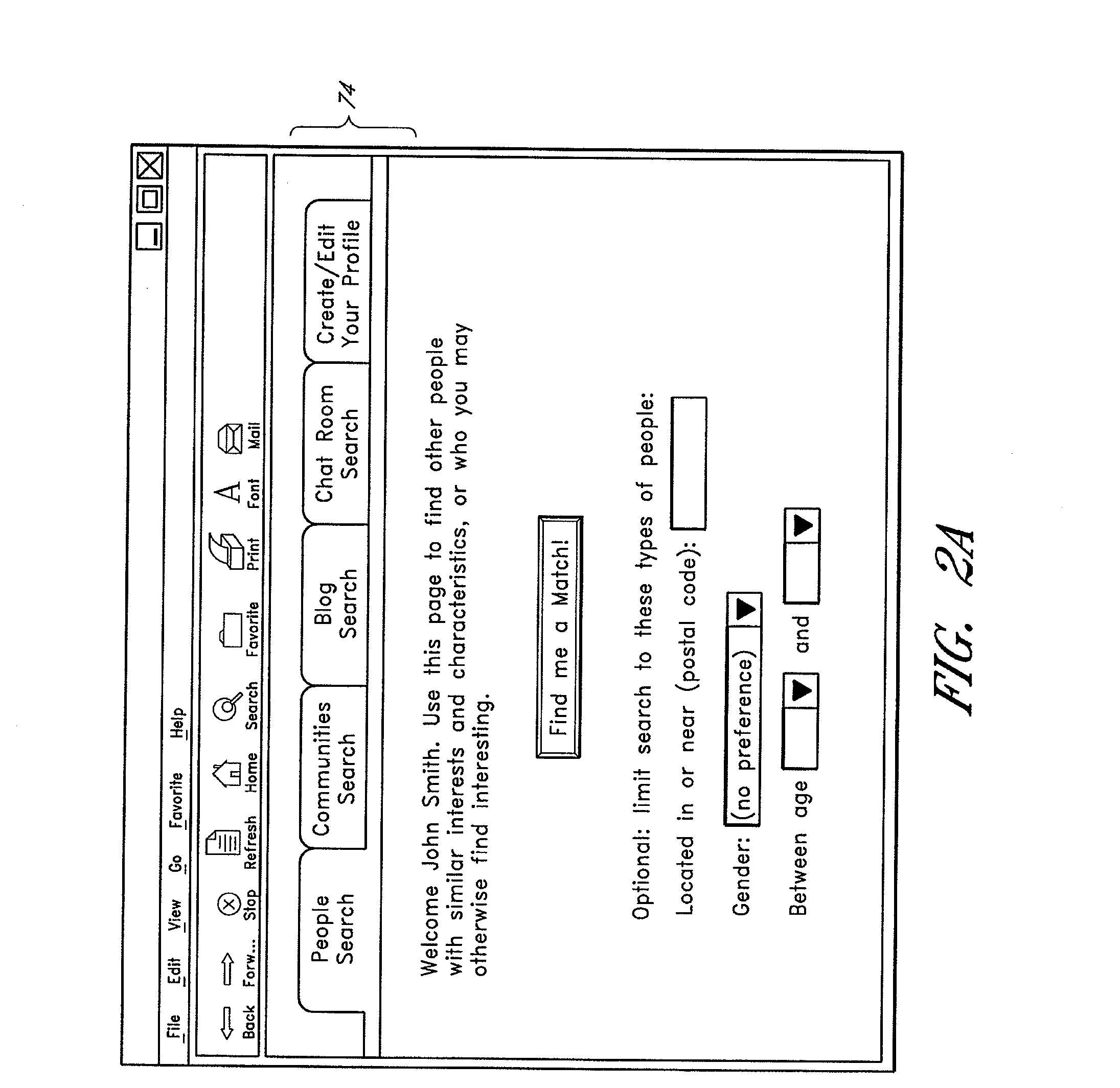 Mining of user event data to identify users with common interests