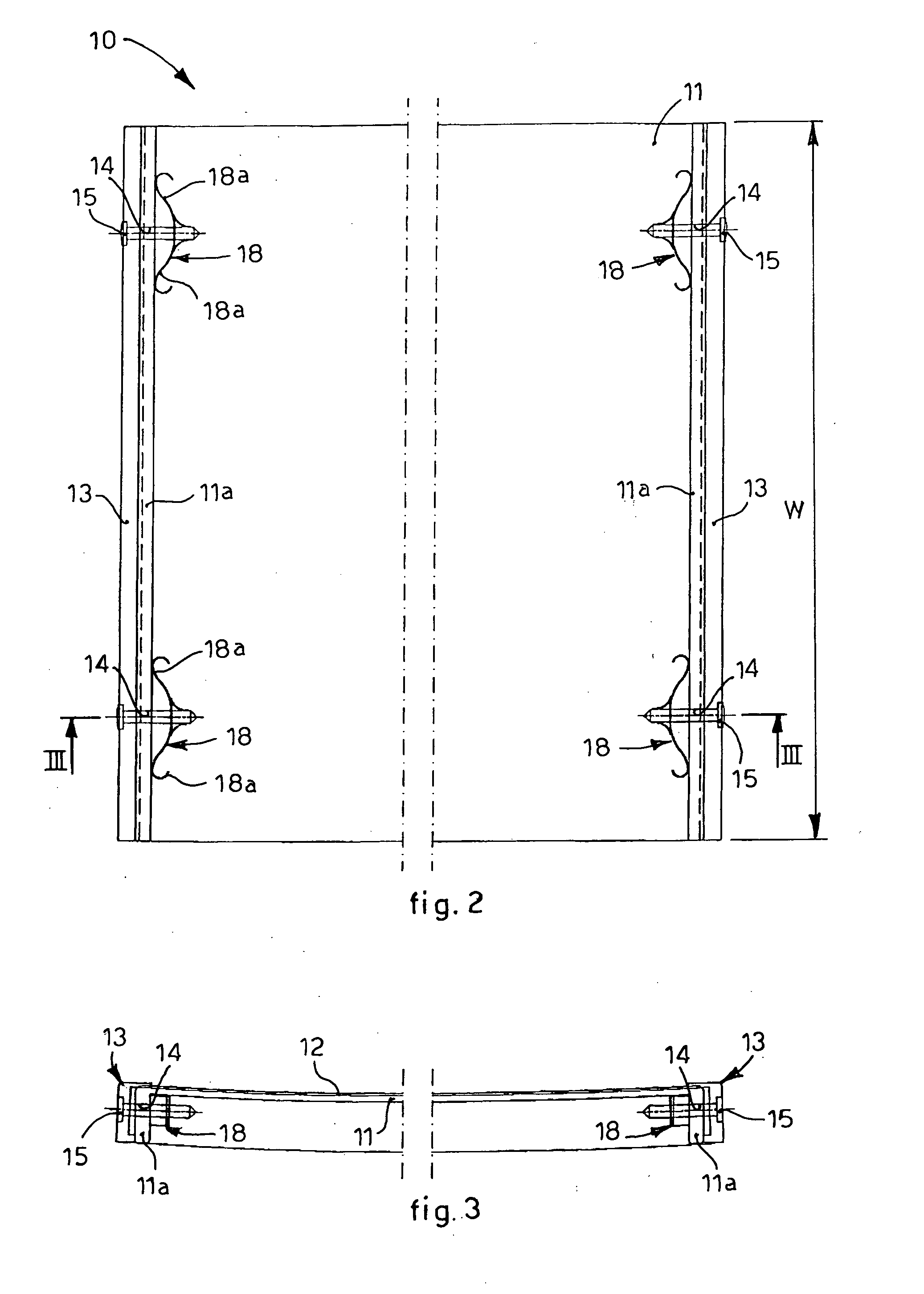 Support structure for solar plants