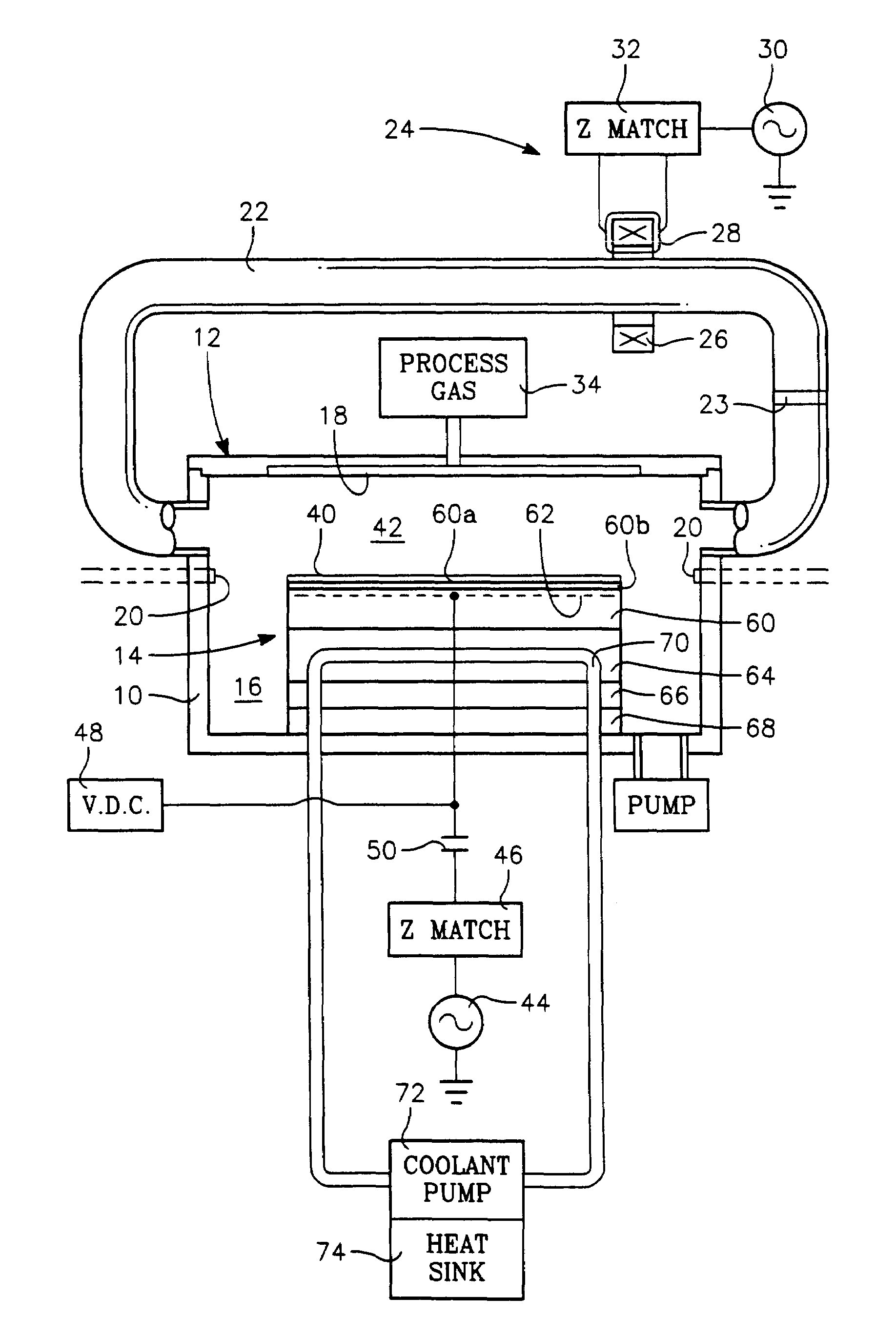 Plasma immersion ion implantation process