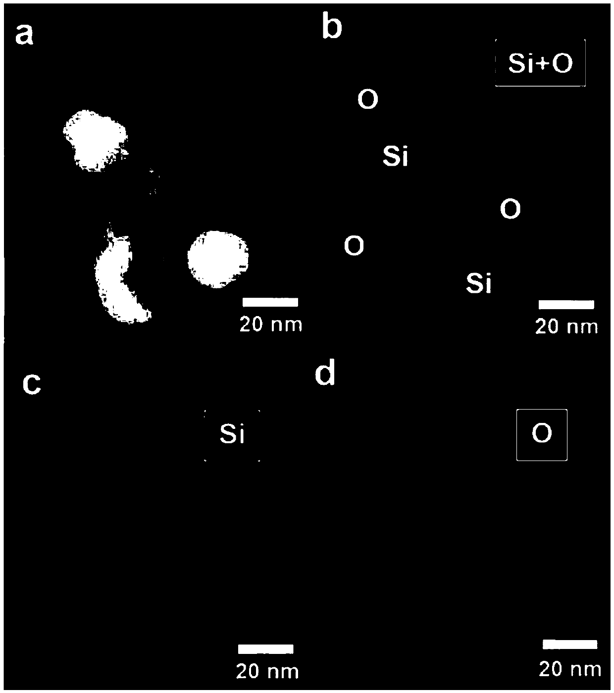 SiOx/carbon composite material and preparation method thereof, and lithium ion battery