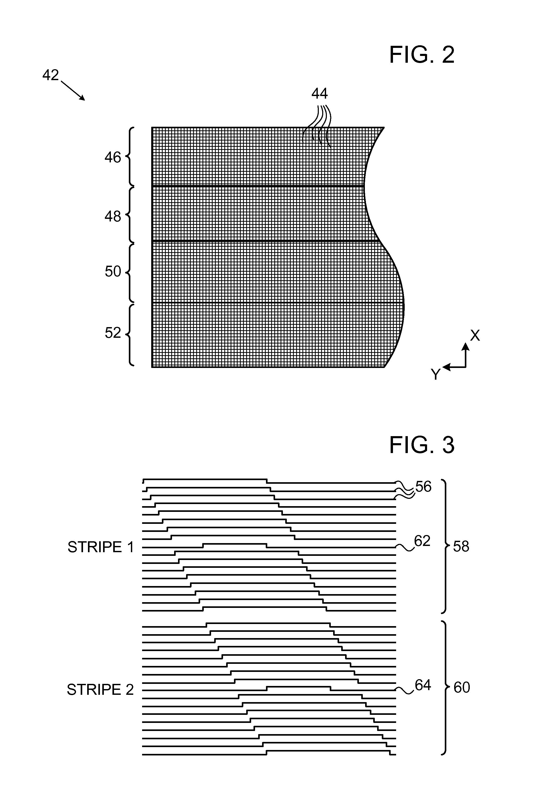 Synchronization of projected illumination with rolling shutter of image sensor