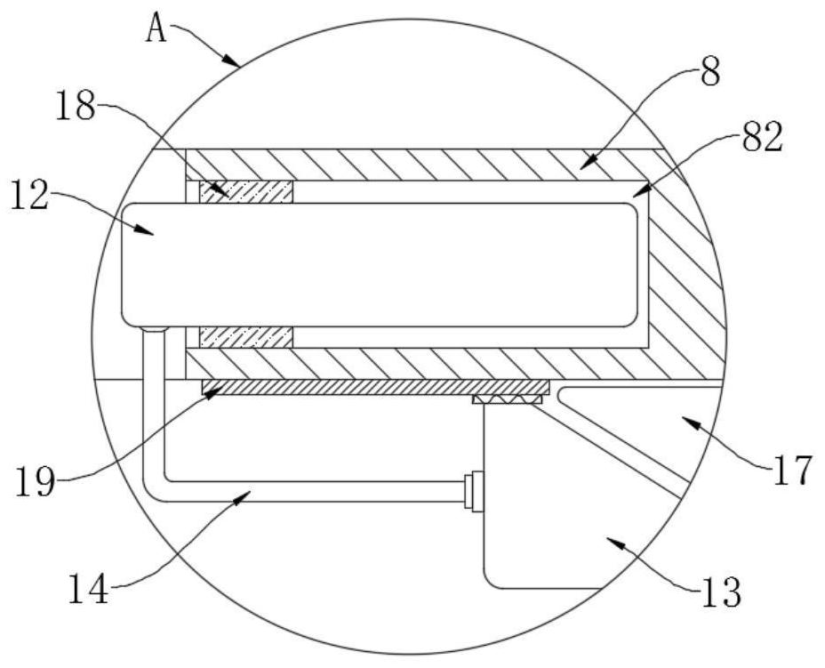 Self-opening-closing waterproof heat dissipation type power adapter