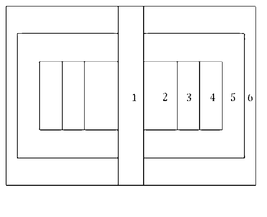 Radial-power-flattened efficient nuclear waste transmutation subcritical core and design method thereof