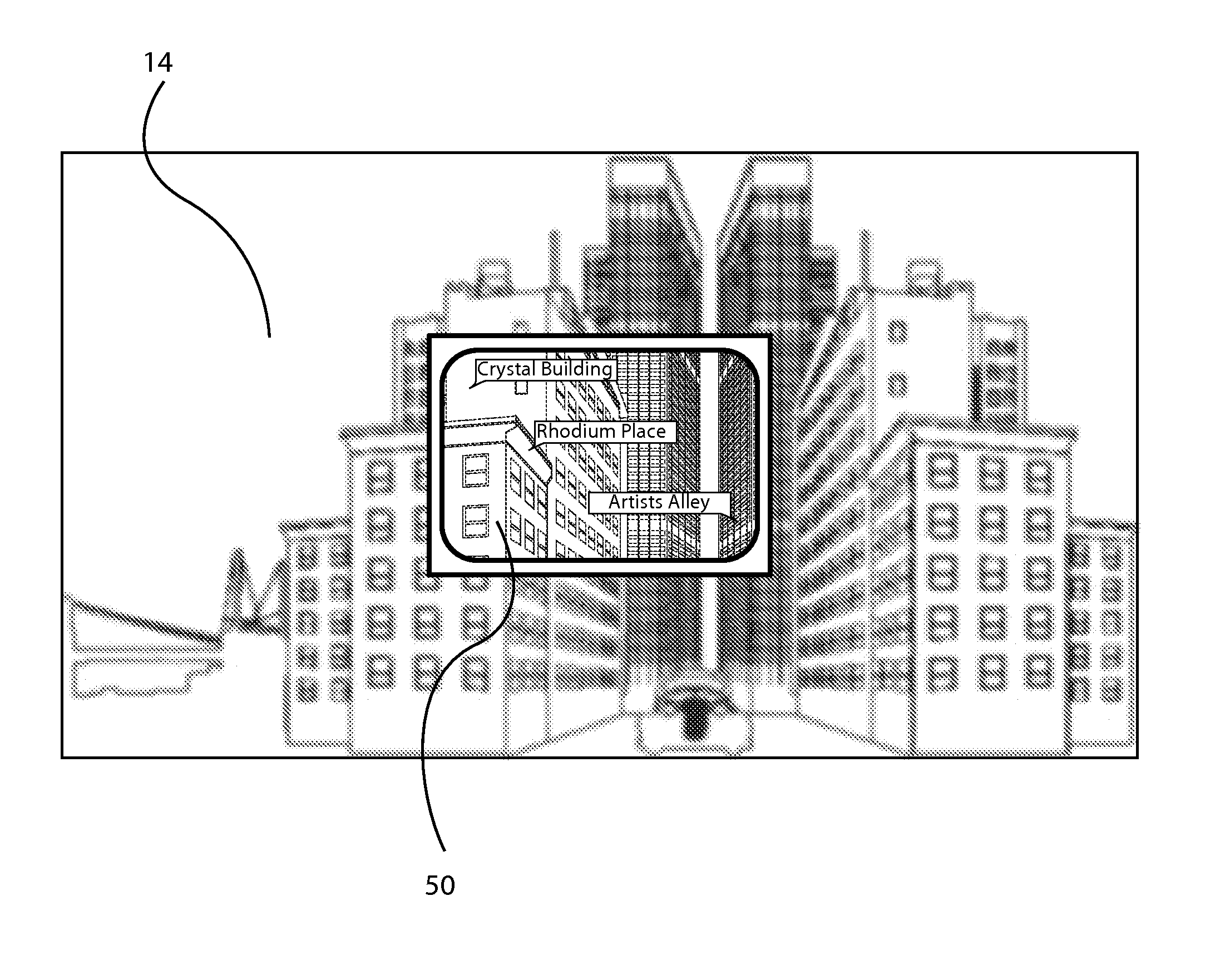 Method and apparatus for augmenting an index generated by a near eye display