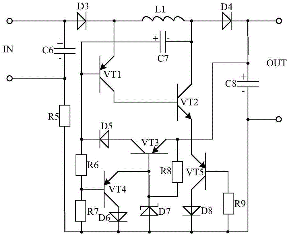 Alarming type sintering waste heat power generating system based on boosting power circuit