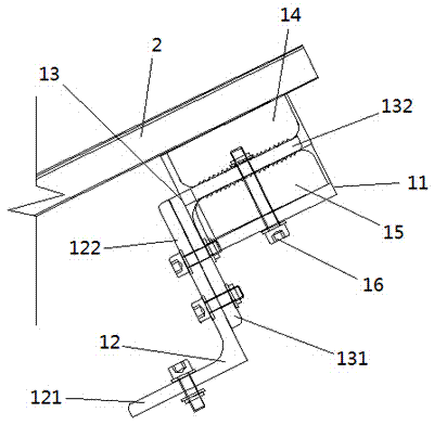 Adjustable assembly support for double-glass assembly