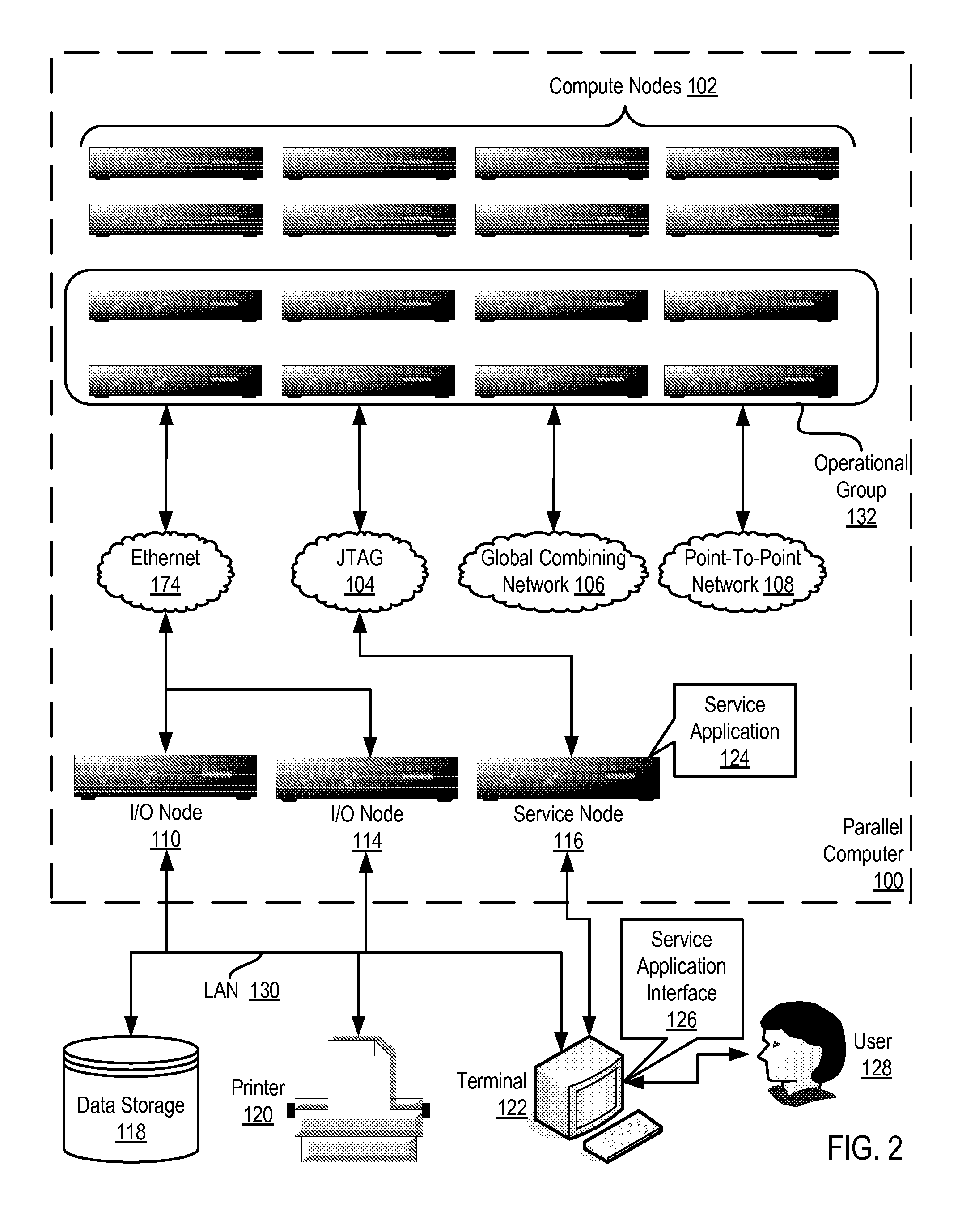 Administering virtual machines in a distributed computing environment