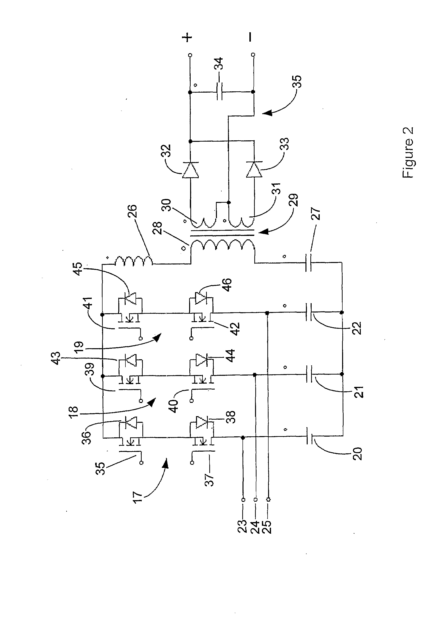 Cyclo-converter and methods of operation