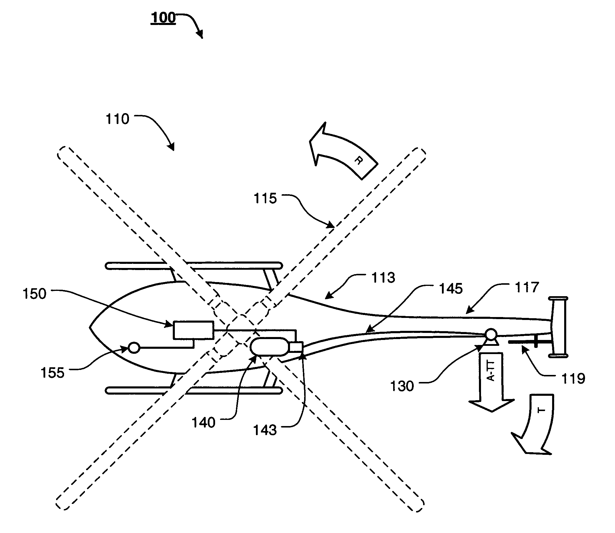 Emergency anti-torque thruster system