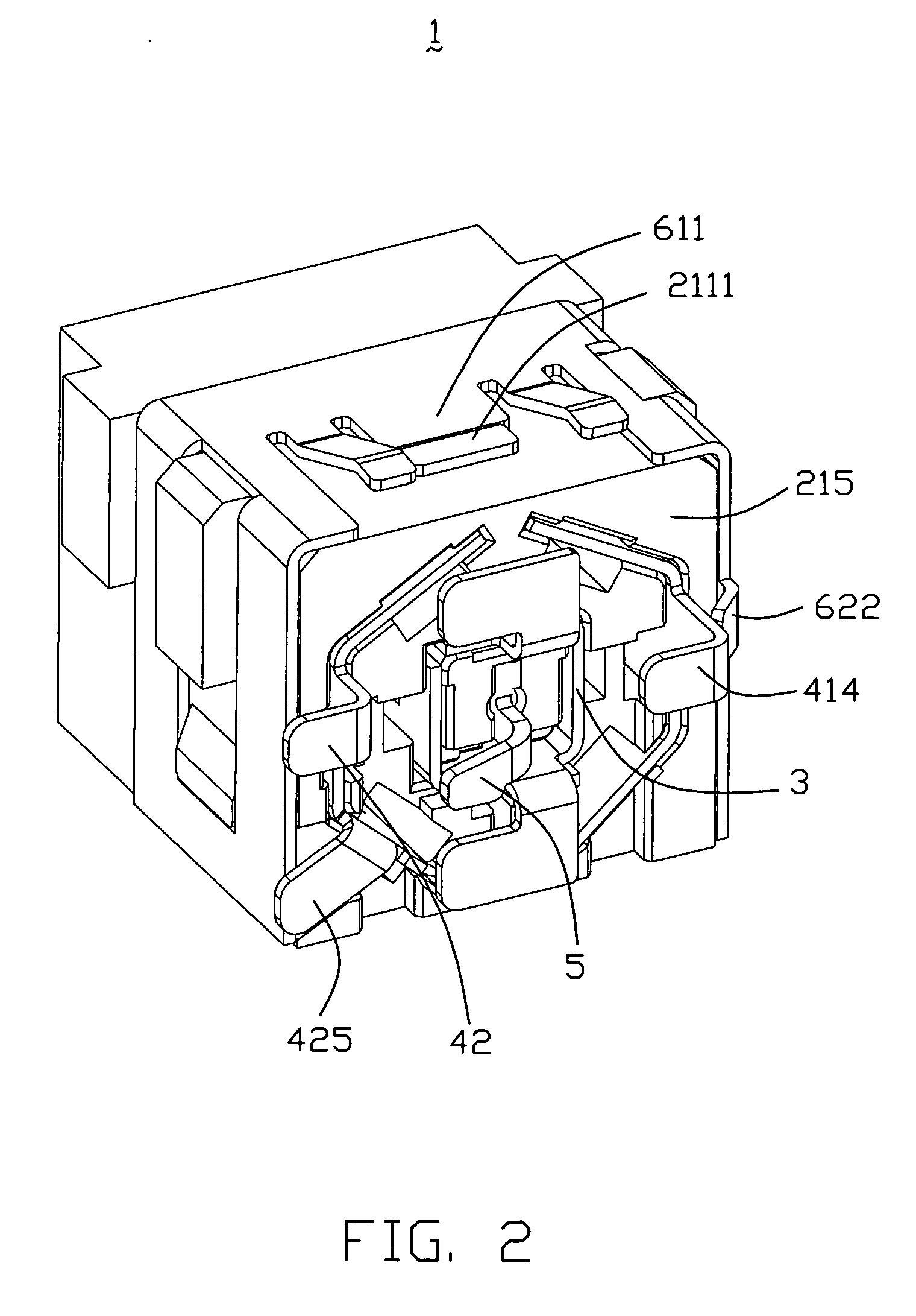 Power connector with improved contacts